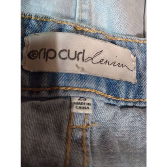 Rip curl‎ Shorts Ladies 25 Light Wash Cut-off Distressed - Picture 6 of 8